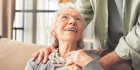 Old person at home