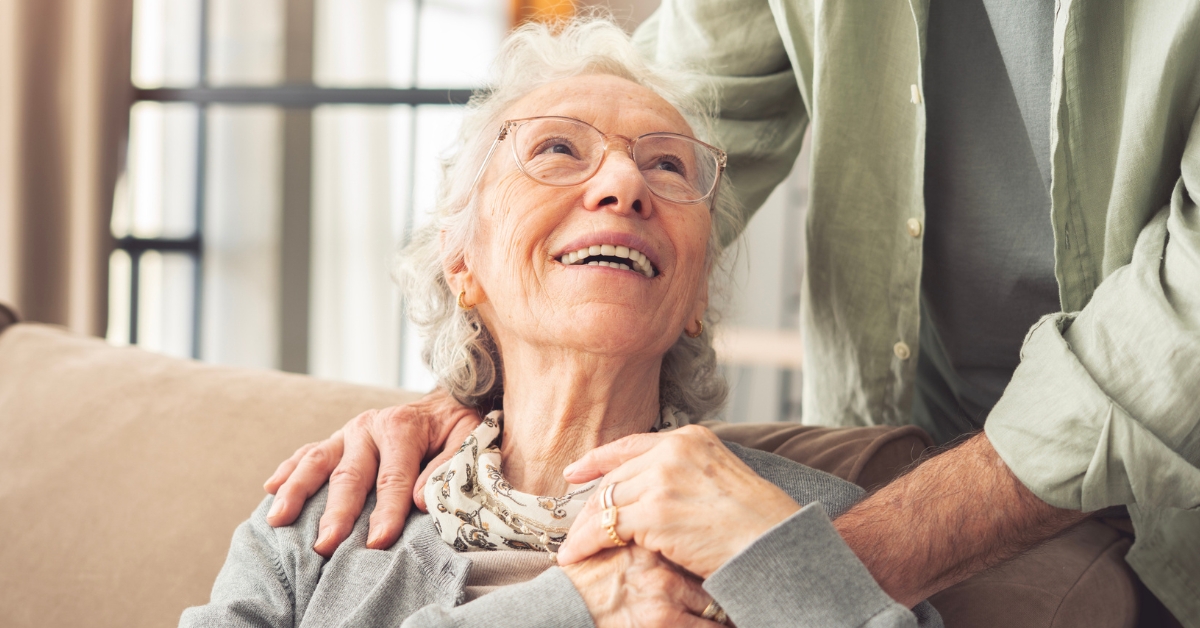 Old person at home